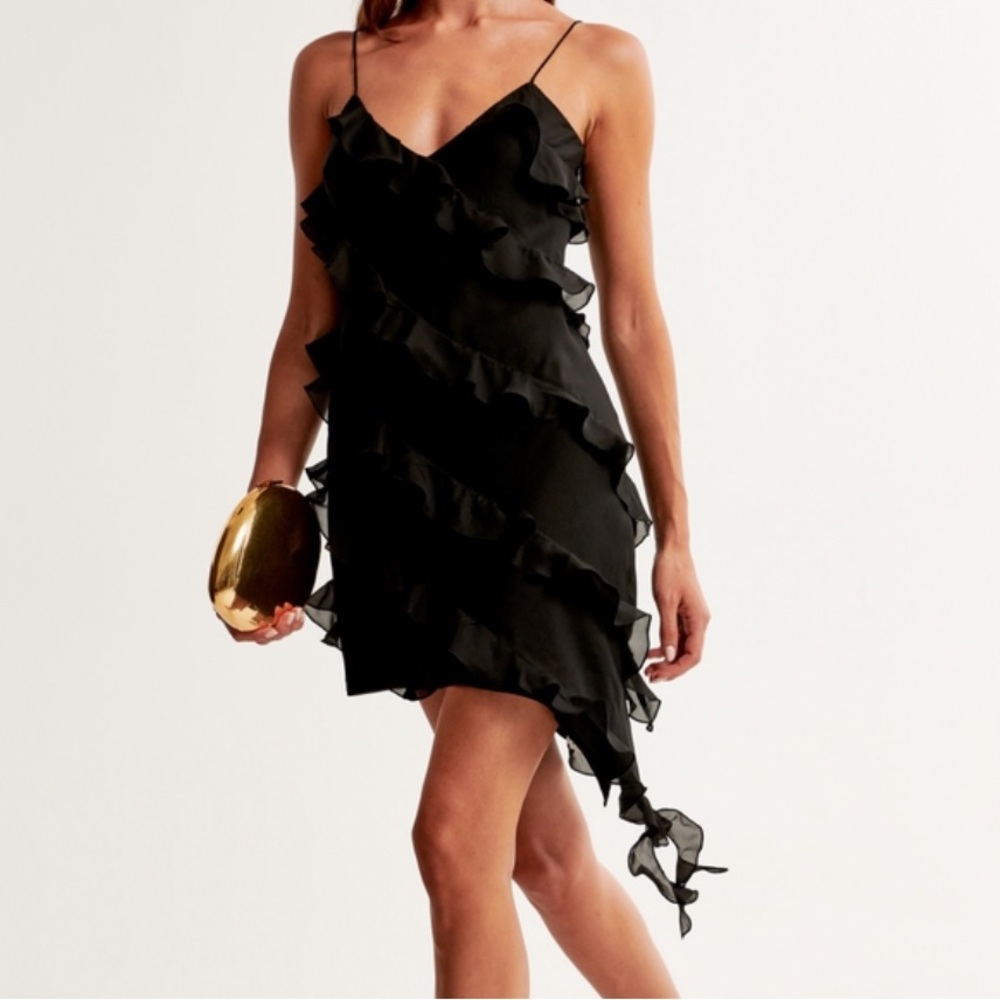 A&F Ruffle Mini Dress - Picture 5 of 7